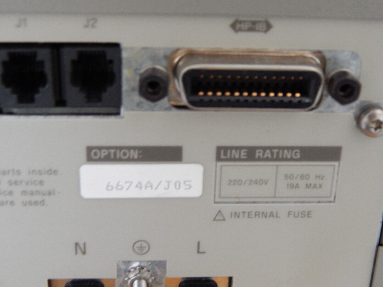 HP 6674A DC Power Supply 0 to 80V, 0- 26A, 2000W GPIB opt. J05 HP 6674A DC Power Supply 0 to 80V, 0- 26A, 2000W GPIB opt. J05